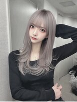 レア 新越谷(LEA) ナチュラル韓国レイヤー × グレージュ