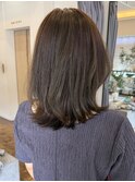ブリーチなしカラーで叶う透明感夏カラーグレージュ