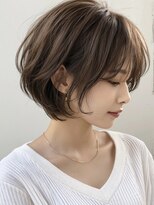 アンサ 小倉店(ANSA)&nbsp;大人美人ショートボブ×透け感グレージュ