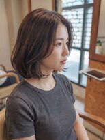 ヘアーデザインワウ(Hair design WOW)&nbsp;ナチュラルくびれボブ【津久野/鳳】