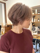 リシェア(re.share) くびれショート/ショートボブ/ピンクグレージュ/30代ショート