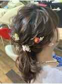 お呼ばれヘアセット♪