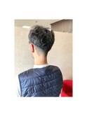 くせ毛風マッシュショート