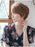 ursusオリジナル　小顔ハンサムマッシュショート　
