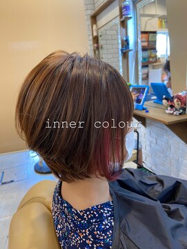 ミルク(MILK) *inner colour×ショートボブ*