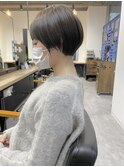 【giinii_渋谷】マッシュショート_艶髪_黒髪