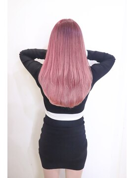 オズ 郡山桑野店(OZ) 【OZ田中】ピンクホワイト#艶々オリジナルブリーチ