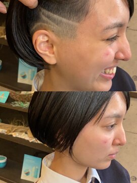 ワイズホーム(Y's home) 刈り上げ×ラインアート×ボブ