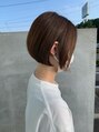 ブリック ヘアアンドスパ(BRICK HAIR&SPA)&nbsp;丸みショートボブ。