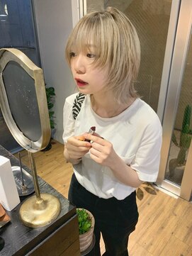 アルカナ 明治神宮前原宿(ARCANA) ホワイトベージュ　ハイライト　インナーカラー　デザインカラー