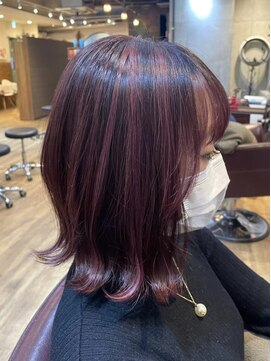 ロダット 横浜(LODAT by little) コントラストハイライト×ベイビーピンク【LODAT横浜】