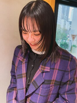 ネイビー(nvy) ミディアムハイレイヤー