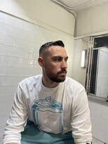 メリケンバーバーショップ フクオカ(MERICAN BARBERSHOP FUK)&nbsp;波巻きハイライトマッシュパーマウルフフェード6