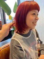 クルニエ(crenier)&nbsp;オレンジカラー/レイヤーボブ