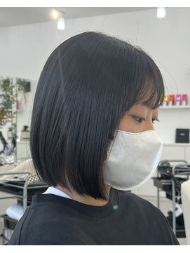 アオ 甲府本店(AO) 《AO hair》ぱっつんボブ