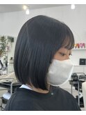 《AO hair》ぱっつんボブ