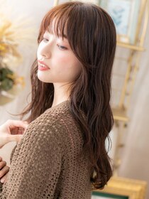 カバーヘア ブリス 志木南口駅前店(COVER HAIR bliss) ミルクティーブラウンくせ毛風レイヤーロングa志木20代30代40代