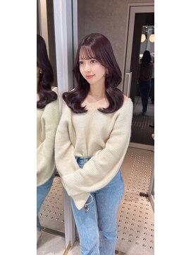 ヴェイ(VEYY.) ラベンダーカラー×レイヤー 【韓国/韓国ヘア/栄/学割U24】