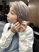 ヨロヘアー(YOLO hair)&nbsp;ブリーチ／ハイトーン/ベージュ/ボブ