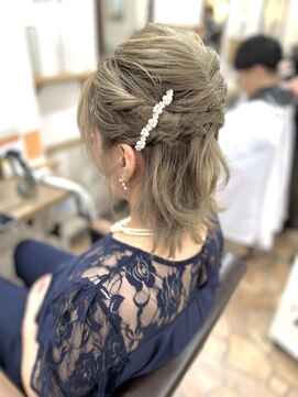 アトリエMAI 北千住 ナチュラルハーフアップ#北千住#北千住美容室