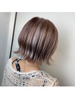 アイズ 本厚木(AIZU)&nbsp;コントラストハイライトバレイヤージュ　ホワイトベージュ