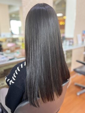 アークスヘアー 30代40代髪質改善ココアブラウン艶感ストレート透明感赤み消し