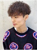 【LondLOGAN SAKURA】マッシュ ツイストスパイラルパーマ28
