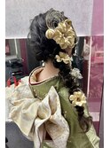 振袖 編みおろし【大阪 梅田 ヘアセット】