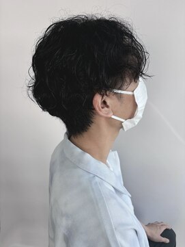 ヘアーメイク ラグズ(Hair Make Luxtz) スパイラルパーマ/メンズパーマ/ショートウルフ/30代40代50代