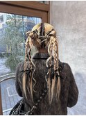 フェミニンロングウェーブミディアム着物ヘア成人式卒業式ゆ