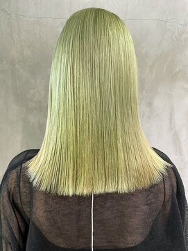 アルバム 渋谷パルコ(ALBUM) ホワイトブロンド美髪韓国ヘアミディアム_ba401591