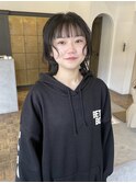 フレンチカジュアル大人美人小顔束感ミニウルフ