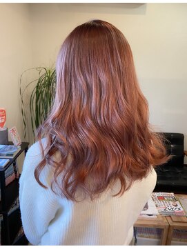 ラフ バイ へアーフリーティー(Laf by Hair freety) サクラピンクカラー