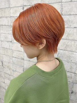 コモダ 神戸三宮(comoda) オレンジ / ショート / ハイトーン