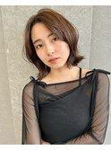 韓国風顔まわりレイヤーカットデジタルパーマ髪質改善仙台学割