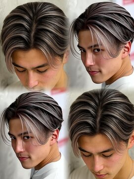 バース 梅田中崎町店(BIRTH) メンズハイライトバレイヤージュメッシュ