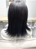 透明感抜群暗染めカラー