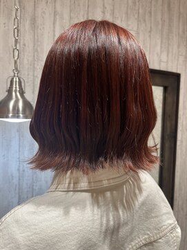 ヘアー ブランコ(hair Blanco) ブリーチなしダブルカラーレッドブラウン