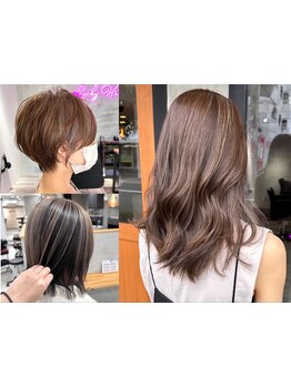 【明石駅/徒歩3分】ダメージレスなオーガニックカラー・大人気の白髪ぼかしなど、お悩み解決メニュー多数♪