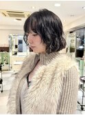 デジタルパーマボブパーマショートボブニュアンスパーマ