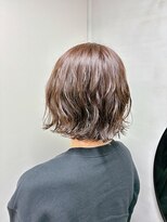 ルーファス メグロ(Ruufus Meguro) 30代40代 前髪なし/パーマショートボブ 2512