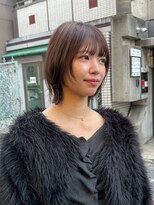 クルー(Creww KYOTO)&nbsp;すきっとくびれの外ハネウルフボブ