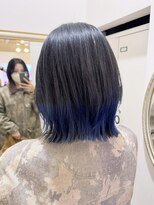 ハピネス 河原町店(Happiness)&nbsp;京都美容室　くびれボブ　裾カラー　進詩織