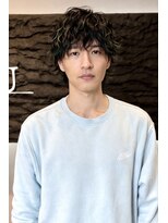 ミュー(MU)&nbsp;メンズウルフ×ツイストスパイラル×ハイライト
