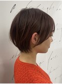 大分ショートボブ顔周りレイヤーカット髪質改善カラー