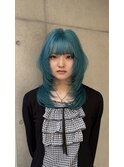 【馬場】ハッシュカット ミントカラー