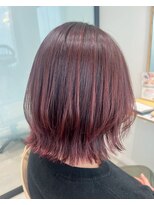 ファムバイアヴァンス(Femme by AVANCE.)&nbsp;艶感カシスカラー×外ハネボブ