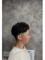 スピン 本八幡(SPIN)&nbsp;MEN’S HAIR/サーフカール/刈り上げセンターパート/本八幡