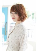 『ソフトなパーマで動きをつけた☆大人なボブ』コトナ越谷　　