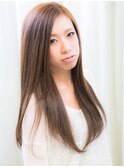 【VIRGO】小顔に見せる七三分け 長めの前髪と縮毛矯正♪